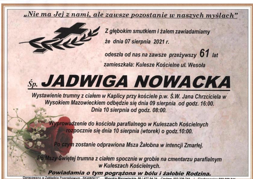 Jadwiga Nowacka