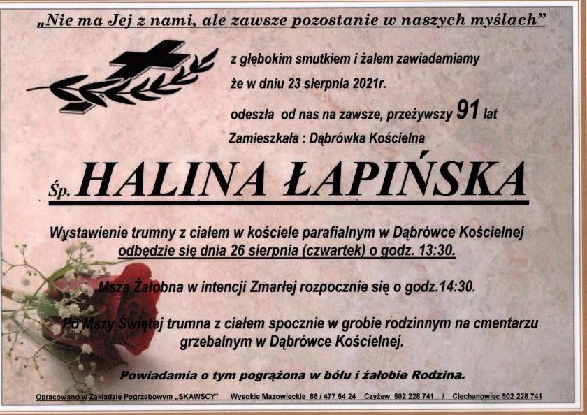 Halina Łapińska