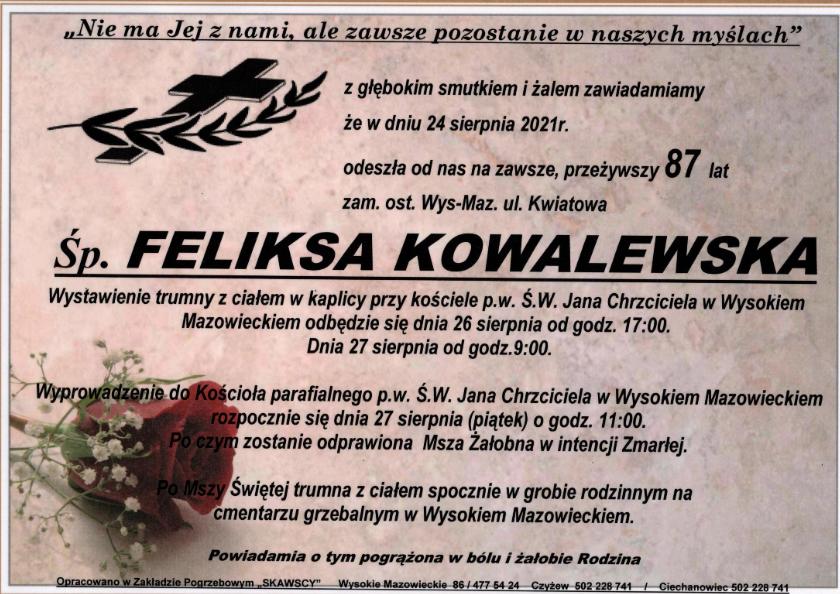 Feliksa Kowalewska