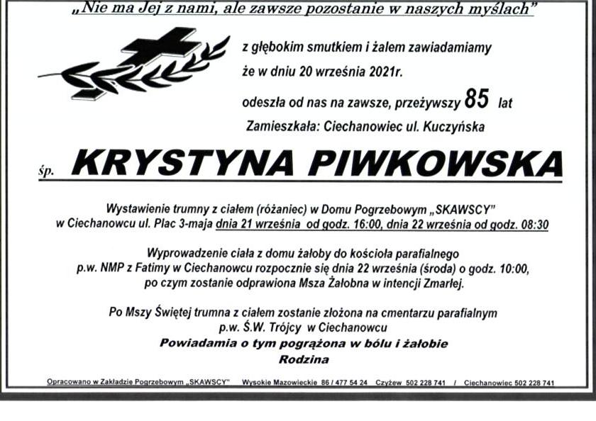 Krystyna Piwkowska
