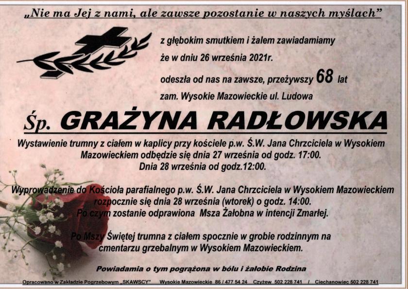 Grażyna Radłowska