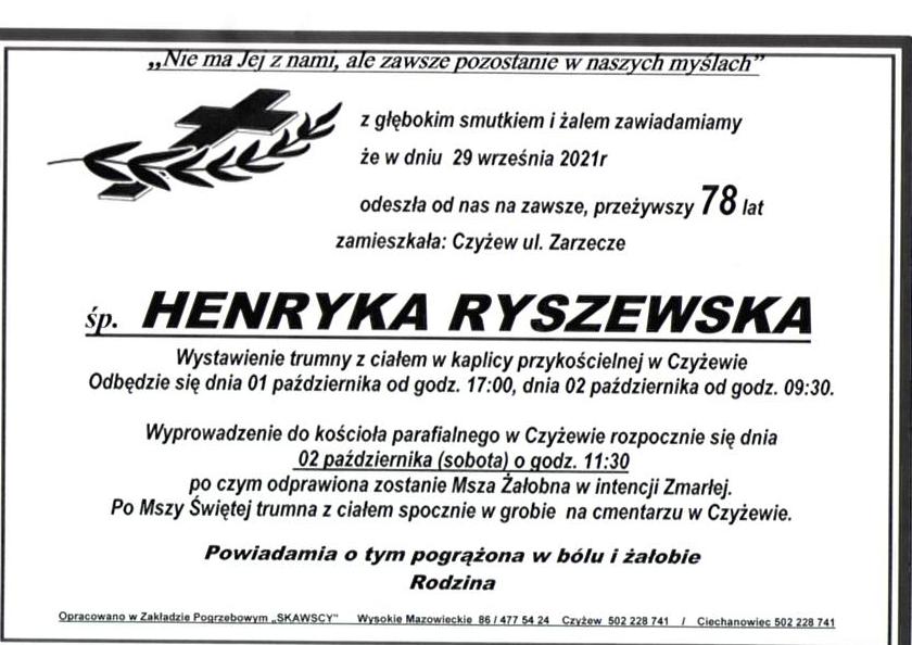 Henryka Ryszewska