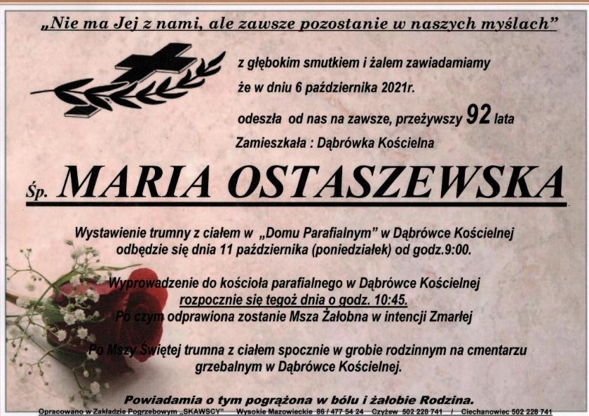 Maria Ostaszewska