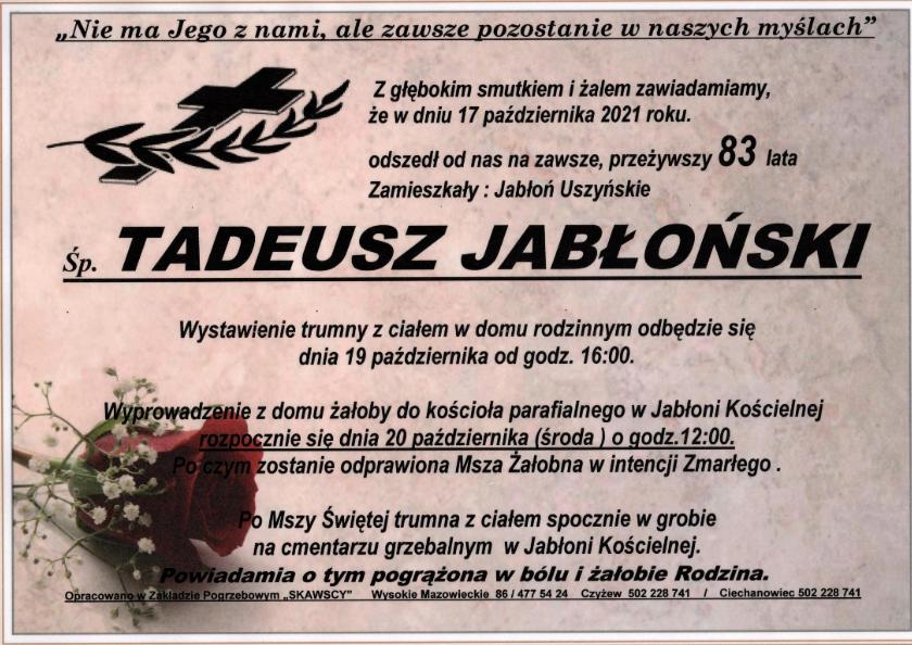 Tadeusz Jabłoński