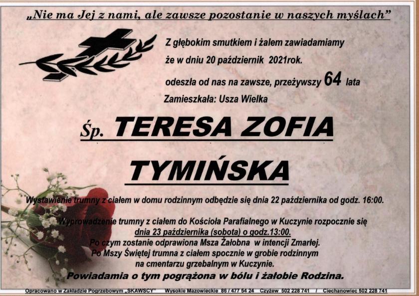 Teresa Zofia Tymińska