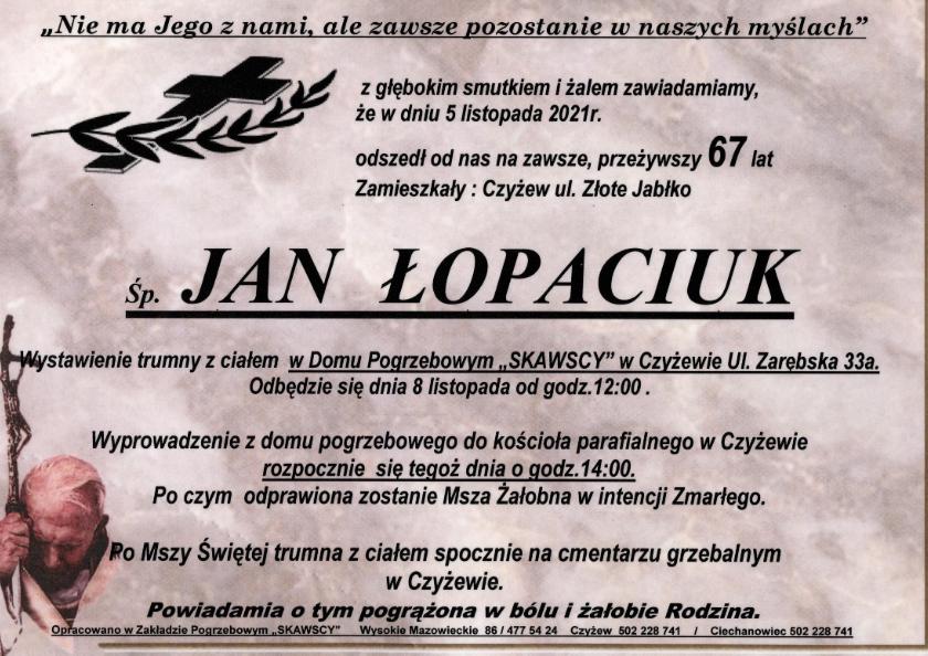 Jan Łopaciuk