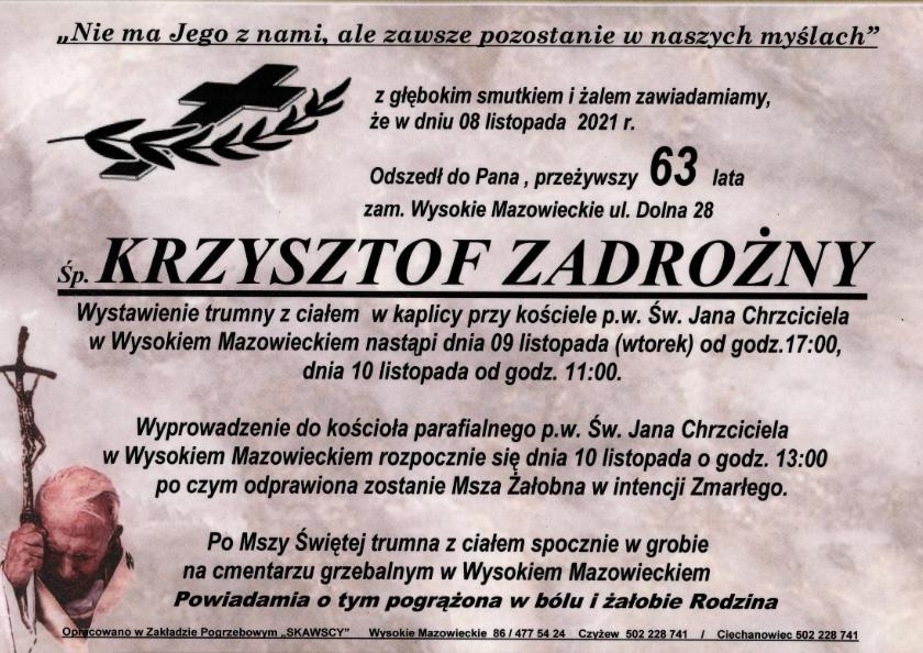 Krzysztof Zadrożny