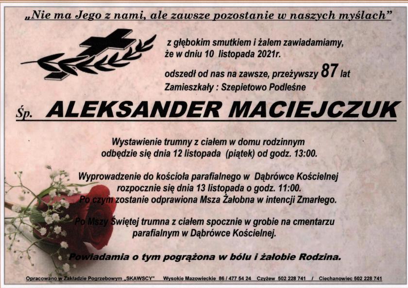 Aleksander Maciejczuk