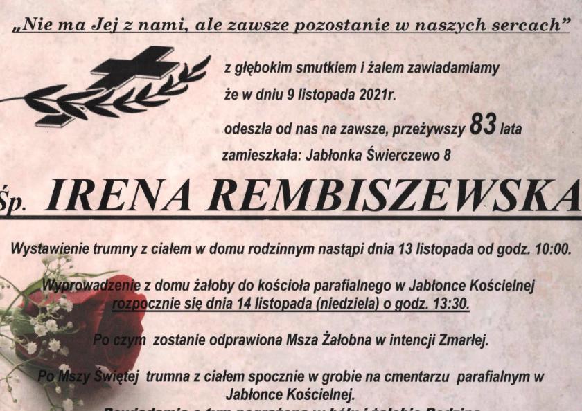 Irena Rembiszewska