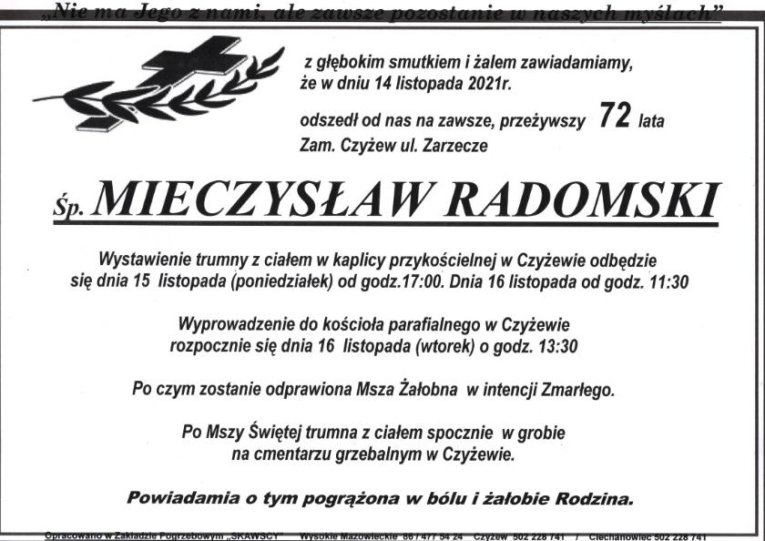 Mieczysław  Radomski