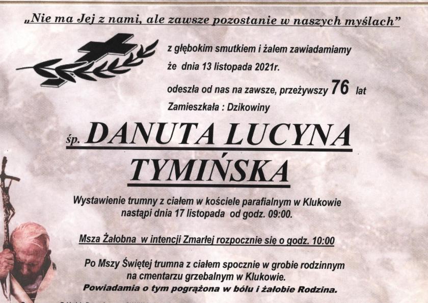 Danuta Lucyna Tymińska