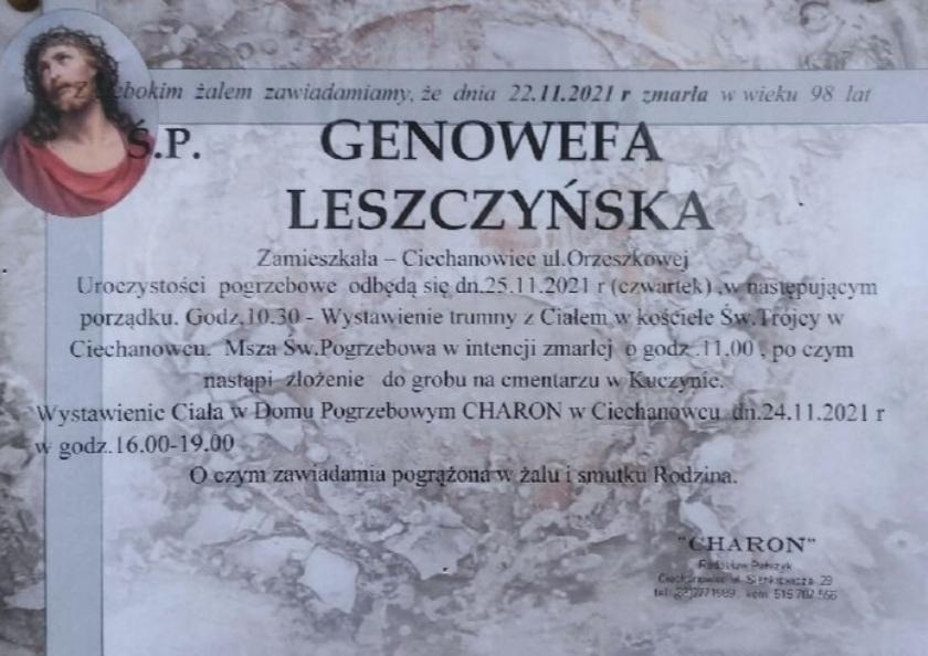 Genowefa Leszczyńska