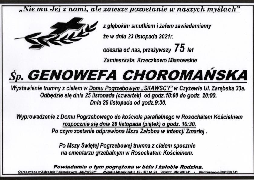 Genowefa Choromańska