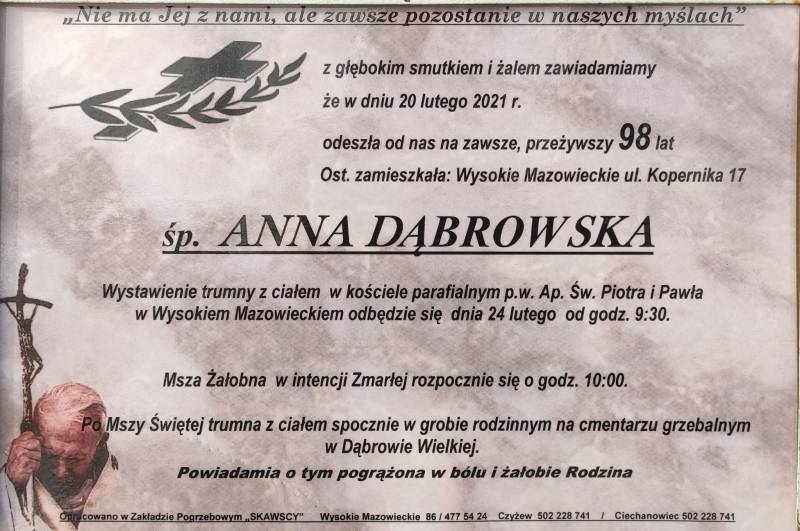 Anna Dąbrowska