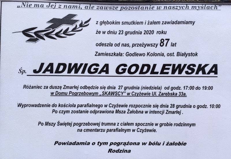 Jadwiga Godlewska