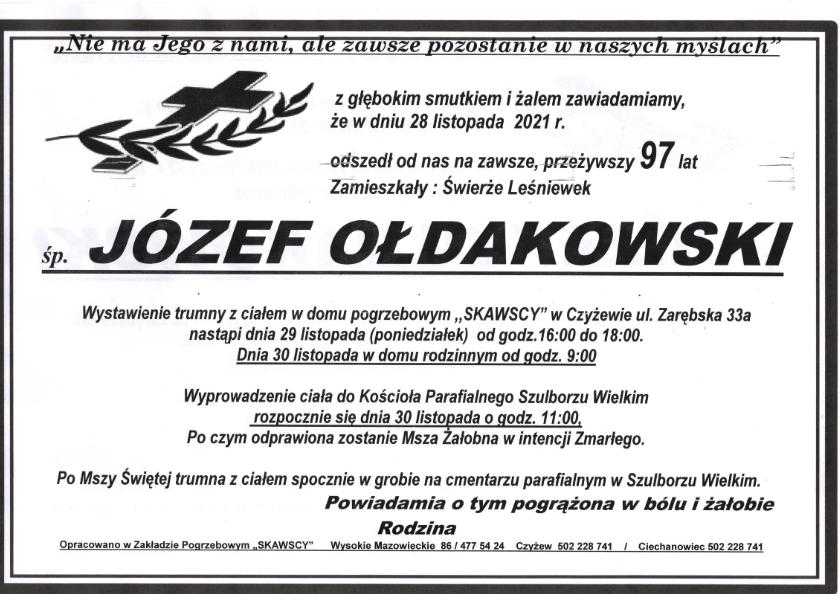 Józef Ołdakowski