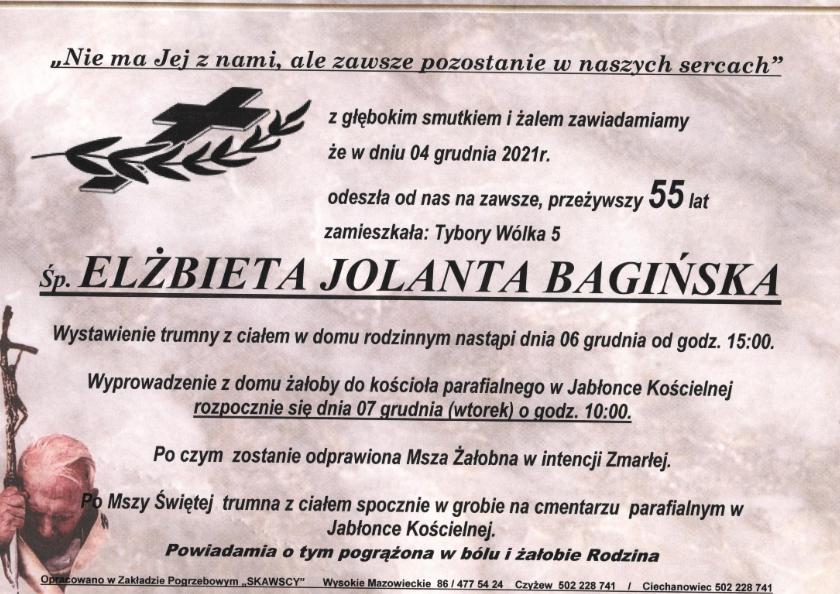 Elżbieta Jolanta Bagińska