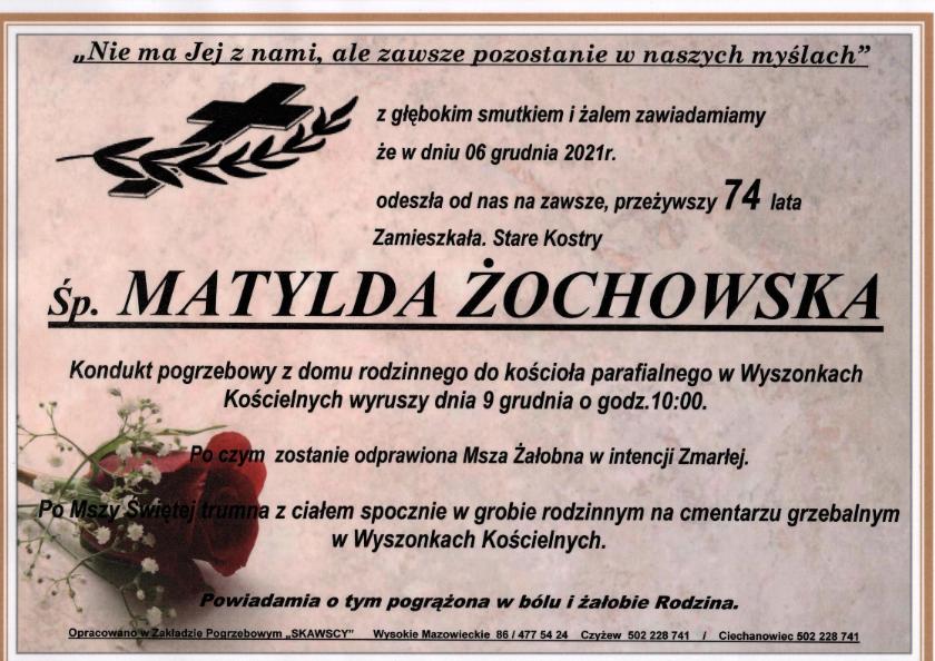 Matylda Żochowska