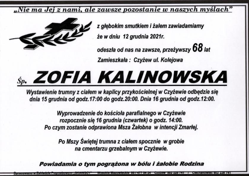 Zofia Kalinowska