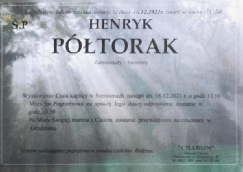 Henryk Półtorak