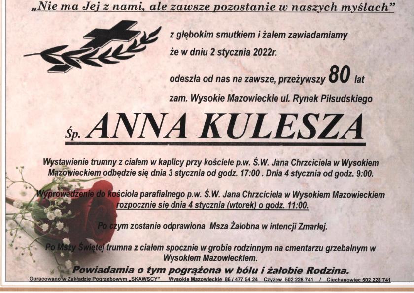 Anna Kulesza