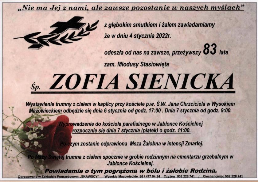 Zofia Sienicka
