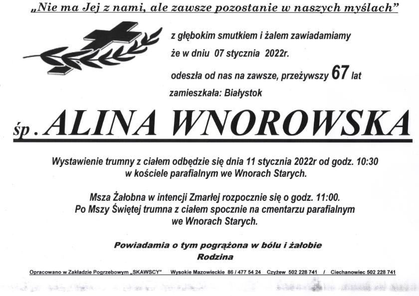 Alina Wnorowska