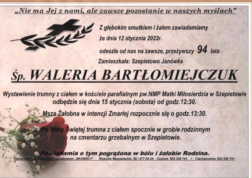 Waleria Bartłomiejczuk