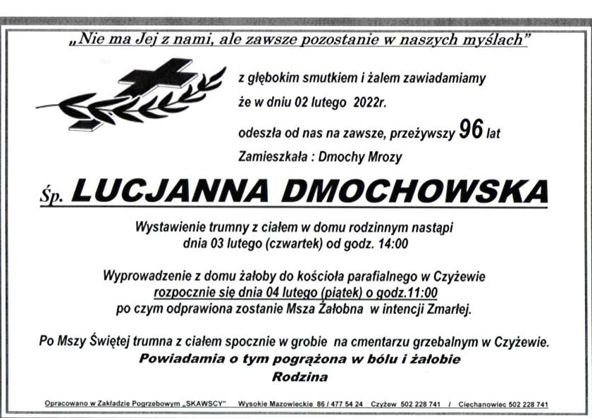 Lucjanna Dmochowska