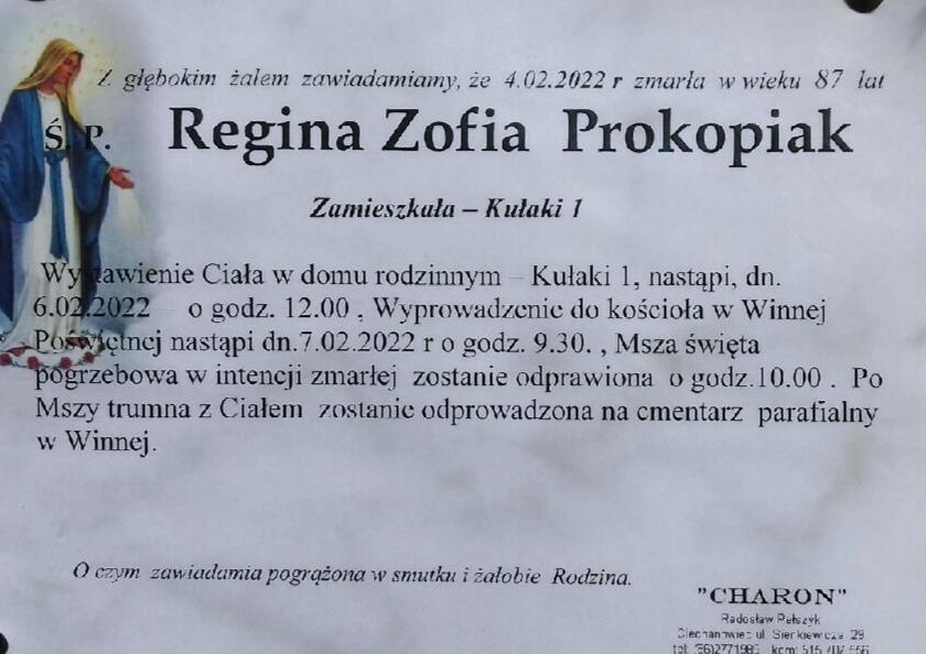 Regina Zofia Prokopiak