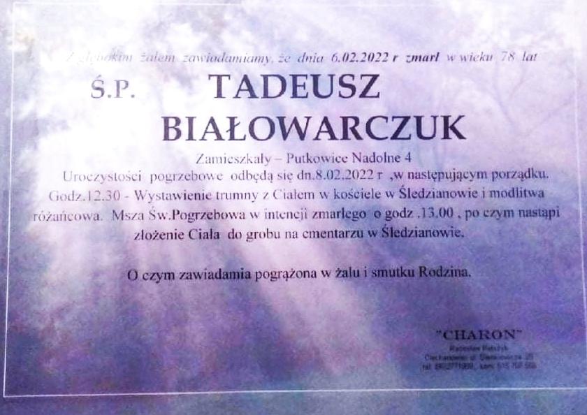 Tadeusz Białowarczuk