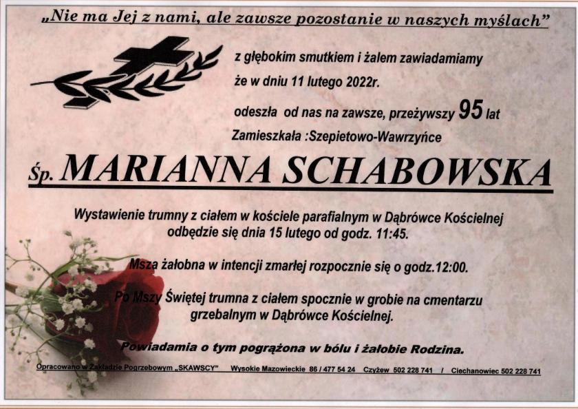 Marianna Schabowska