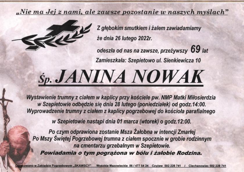 Janina Nowak