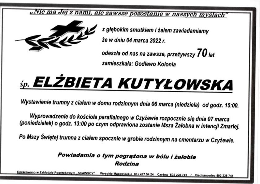 Elżbieta Kutyłowska