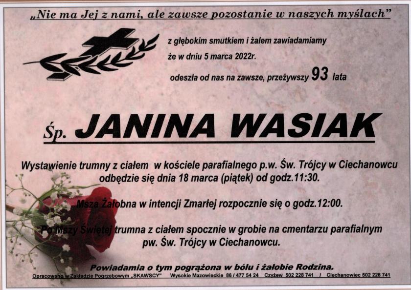 Janina Wasiak
