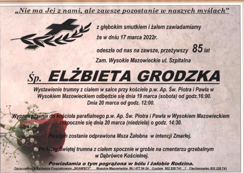 Elżbieta Grodzka