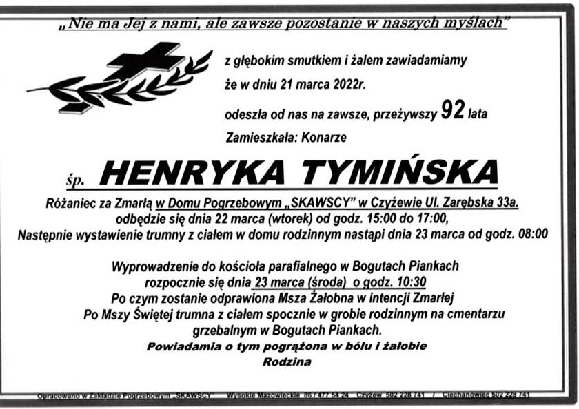 Henryka Tymińska