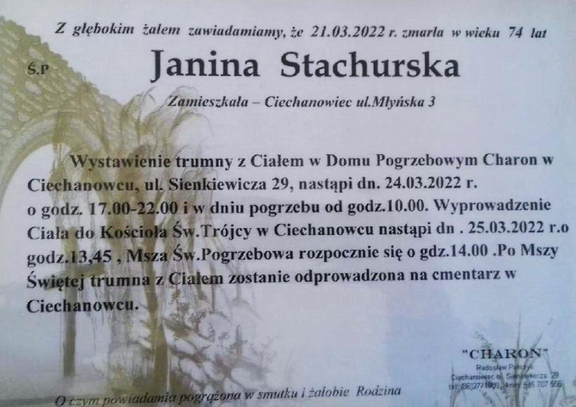 Janina Stachurska