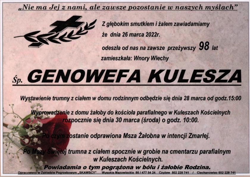 Genowefa Kulesza