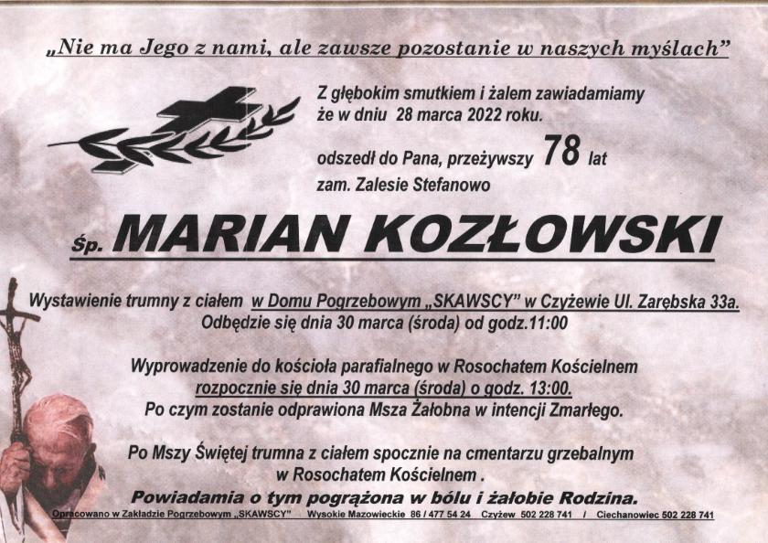 Marian Kozłowski