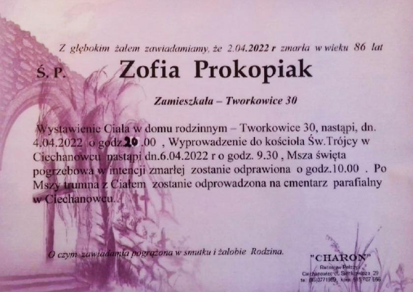Zofia Prokopiak