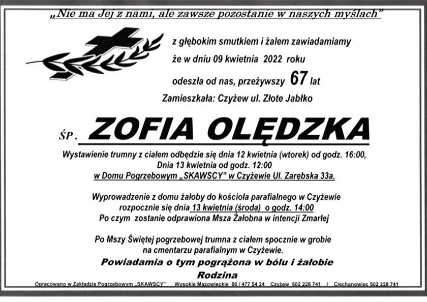 Zofia Olędzka