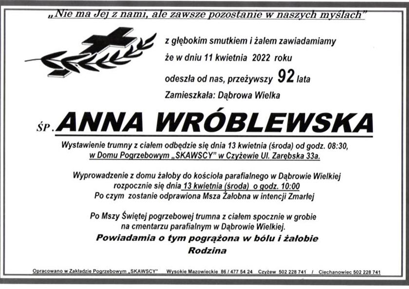 Anna Wróblewska