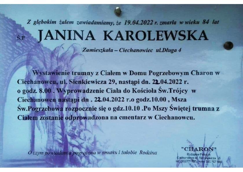 Janina Karolewska