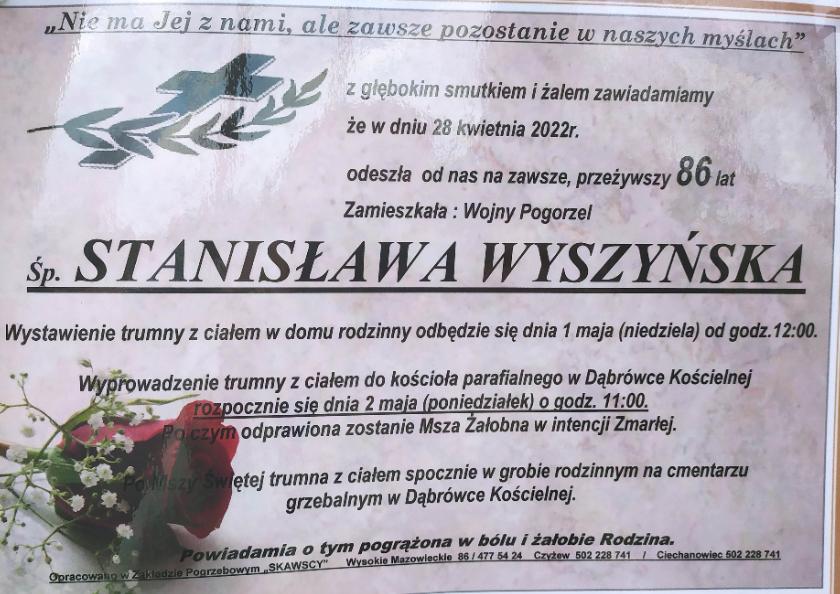 Stanisława Wyszyńska