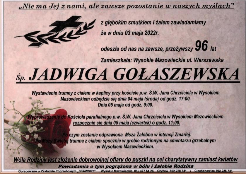 Jadwiga Gołaszewska