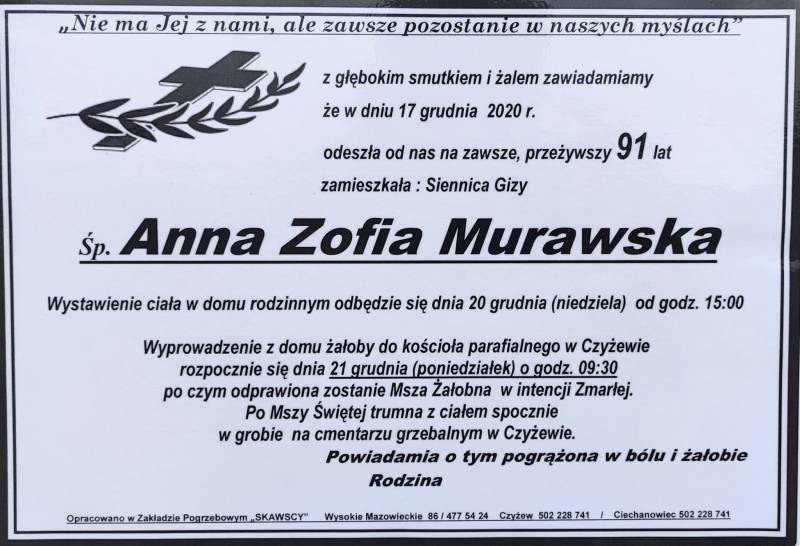 Anna Zofia Murawska