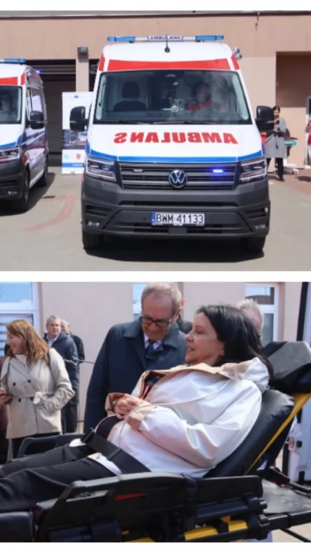 Dwie nowe karetki dla Szpitala Ogólnego w Wysokiem Mazowieckiem. Nowoczesny sprzęt już gotowy do ratowania życia [FOTO + VIDEO]