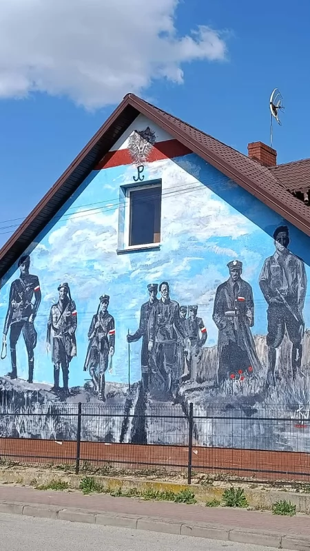 W Szepietowie powstał mural poświęcony V Wileńskiej Brygadzie Armii Krajowej [foto]