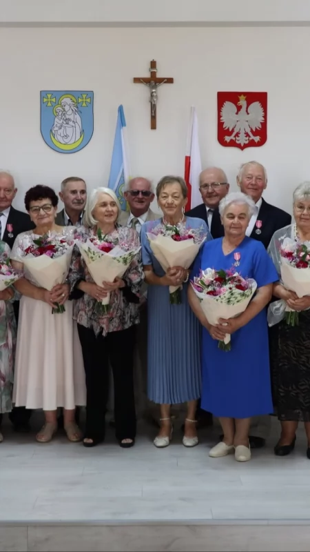 Złote Gody w gminie Wysokie Mazowieckie. Dziesięć par świętowało 50-lecie małżeństwa [foto]